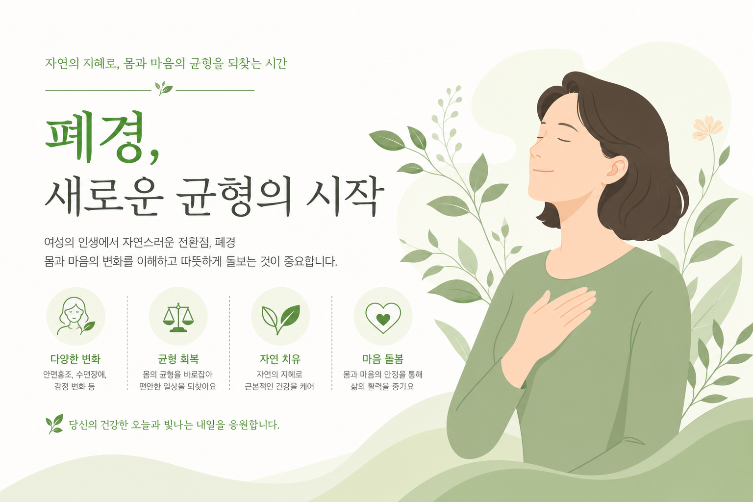 갱년기 한약, 호르몬제와 어떻게 다를까요? 특성과 선택 기준 비교 두 가지 선택지를 비교하는 느낌의 인포그래픽 스타일 이미지. 알약과 한약재를 양쪽에 배치하되 어느 쪽도 우위에 두지 않는 균형 잡힌 구성. 이미지